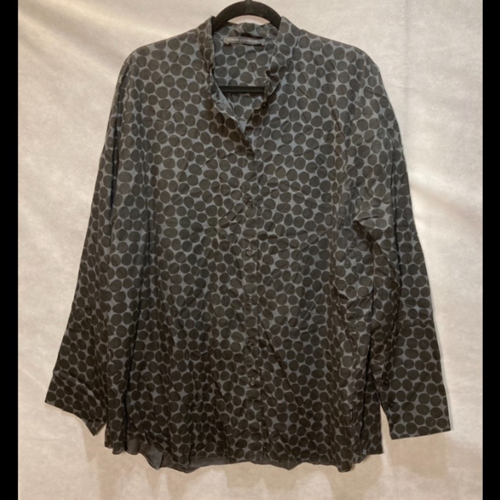 Elemente Clemente Button Down Circle Dotted Shirt… - image 1